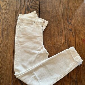 Madewell Women's Cream Skinny Jeans